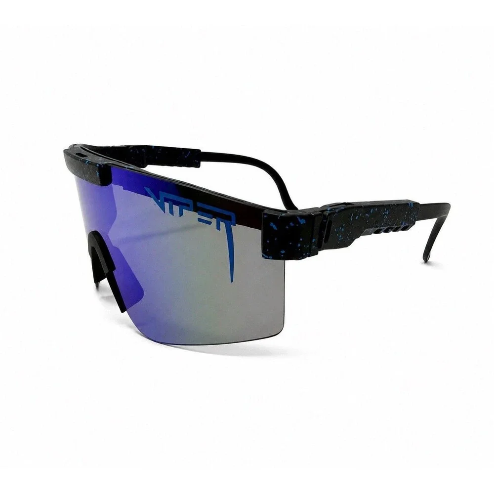 Pit Viper The Night Fall Polarized Sunglasses Black Frames Purple Lenses